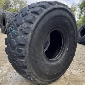 <font color='#da2127' font size ='2'><b>26.5R25 Double Coin OTR Tire E-3 L-3 REM2 2-Star </font></b><br><font size ='1' color='grey'>CONDITION: </font><font size ='2'>Used<br><font size ='1' color='grey'>TREAD DEPTH:</font><font size ='2'>  22/32nds<br><font size ='1' color='grey'>DETAILS:</font><font size ='2'> Clean, Choppy Tread, 2-Nail Patches<br><font size ='1' color='grey'>REF #:</font><font size ='2'> W597<br><font size ='1' color='grey'>LOCATION:</font><font size ='2'> San Jacinto, CA