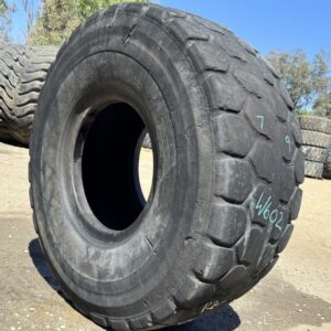 <font color='#da2127' font size ='2'><b>23.5R25 Yokohama OTR Tire E-3 L-3 RB31 1-Star </font></b><br><font size ='1' color='grey'>CONDITION: </font><font size ='2'>Used<br><font size ='1' color='grey'>TREAD DEPTH:</font><font size ='2'>  8/32nds<br><font size ='1' color='grey'>DETAILS:</font><font size ='2'> Clean, Aged, Minor Shoulder Cuts<br><font size ='1' color='grey'>REF #:</font><font size ='2'> W602<br><font size ='1' color='grey'>LOCATION:</font><font size ='2'> San Jacinto, CA