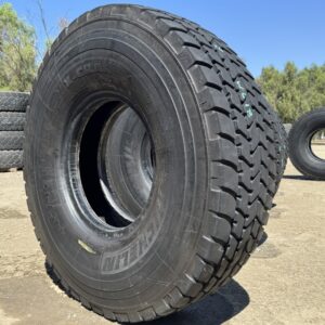 <font color='#da2127' font size ='2'><b>445/95R25 Michelin OTR Tire E-2 Crane Highway X-Crane 174F </font></b><br><font size ='1' color='grey'>CONDITION: </font><font size ='2'>Used<br><font size ='1' color='grey'>TREAD DEPTH:</font><font size ='2'>  26/32nds<br><font size ='1' color='grey'>DETAILS:</font><font size ='2'> Clean, Minor Cupping Wear, 16.00R25<br><font size ='1' color='grey'>REF #:</font><font size ='2'> W618<br><font size ='1' color='grey'>LOCATION:</font><font size ='2'> San Jacinto, CA