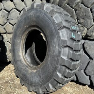 <font color='#da2127' font size ='2'><b>14.00R20 Michelin OTR Tire E-3 M-3 Military XL 18-Ply </font></b><br><font size ='1' color='grey'>CONDITION: </font><font size ='2'>New-Take-Off<br><font size ='1' color='grey'>TREAD DEPTH:</font><font size ='2'>  26/32nds<br><font size ='1' color='grey'>DETAILS:</font><font size ='2'> Clean, 2005<br><font size ='1' color='grey'>REF #:</font><font size ='2'> W631<br><font size ='1' color='grey'>LOCATION:</font><font size ='2'> San Jacinto, CA