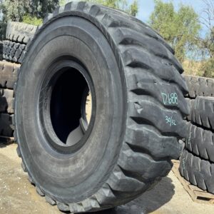 <font color='#da2127' font size ='2'><b>40.5/75R39 Bridgestone OTR Tire E-3 L-3 VLT 2-Star </font></b><br><font size ='1' color='grey'>CONDITION: </font><font size ='2'>Used<br><font size ='1' color='grey'>TREAD DEPTH:</font><font size ='2'>  30/32nds<br><font size ='1' color='grey'>DETAILS:</font><font size ='2'> 1-Shoulder Section, 2-Tread Patches, Rough Tread<br><font size ='1' color='grey'>REF #:</font><font size ='2'> D688<br><font size ='1' color='grey'>LOCATION:</font><font size ='2'> San Jacinto, CA