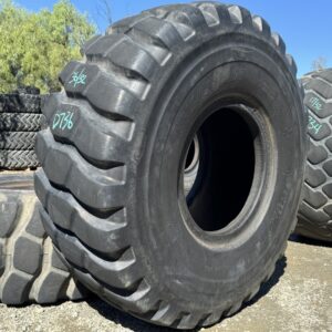 <font color='#da2127' font size ='2'><b>23.5R25 Bridgestone OTR Tire E-3 L-3 VLT 2-Star </font></b><br><font size ='1' color='grey'>CONDITION: </font><font size ='2'>Used<br><font size ='1' color='grey'>TREAD DEPTH:</font><font size ='2'>  36/32nds<br><font size ='1' color='grey'>DETAILS:</font><font size ='2'> Clean, 1-Shoulder Spot, 1-Nail Patch<br><font size ='1' color='grey'>REF #:</font><font size ='2'> D736<br><font size ='1' color='grey'>LOCATION:</font><font size ='2'> San Jacinto, CA
