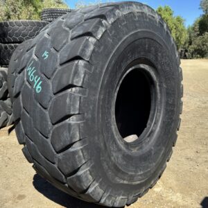 <font color='#da2127' font size ='2'><b>26.5R25 Bridgestone OTR Tire L-3 G-3 VJT 1-Star </font></b><br><font size ='1' color='grey'>CONDITION: </font><font size ='2'>Used<br><font size ='1' color='grey'>TREAD DEPTH:</font><font size ='2'>  17/32nds<br><font size ='1' color='grey'>DETAILS:</font><font size ='2'> Clean<br><font size ='1' color='grey'>REF #:</font><font size ='2'> W646<br><font size ='1' color='grey'>LOCATION:</font><font size ='2'> San Jacinto, CA