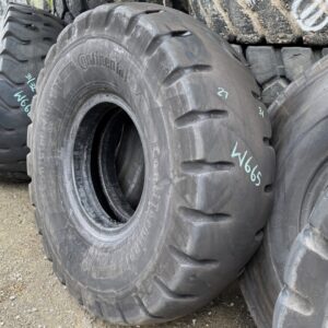 <font color='#da2127' font size ='2'><b>18.00X25 Continental OTR Tire E-4 IND-4 Container Master ContiTerminal 40-Ply </font></b><br><font size ='1' color='grey'>CONDITION: </font><font size ='2'>Used<br><font size ='1' color='grey'>TREAD DEPTH:</font><font size ='2'>  29/32nds<br><font size ='1' color='grey'>DETAILS:</font><font size ='2'> Clean<br><font size ='1' color='grey'>REF #:</font><font size ='2'> W665<br><font size ='1' color='grey'>LOCATION:</font><font size ='2'> San Jacinto, CA